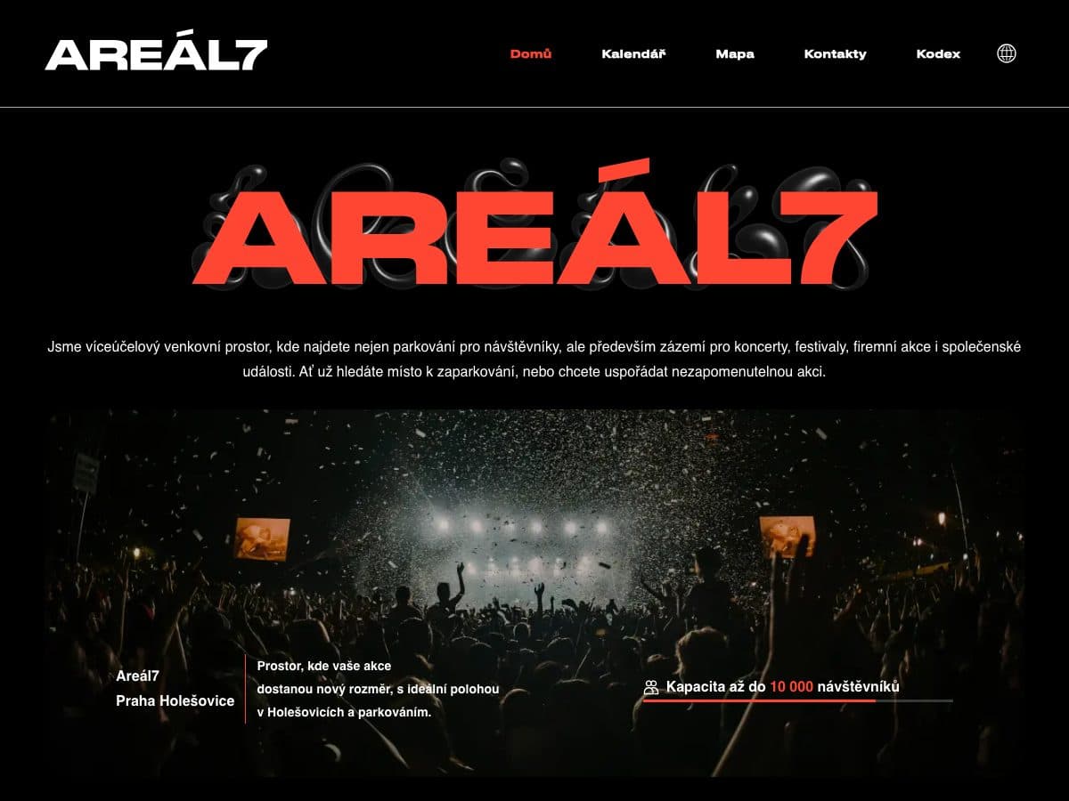 Náhled webu areal7.cz